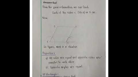 Assignment of 21st week || Mathematics ||Quadrilateral  || Class 8 ||