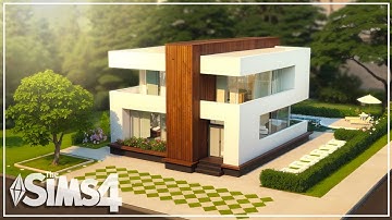 Cozy Modern House| NO CC | Sims 4 Speed Build