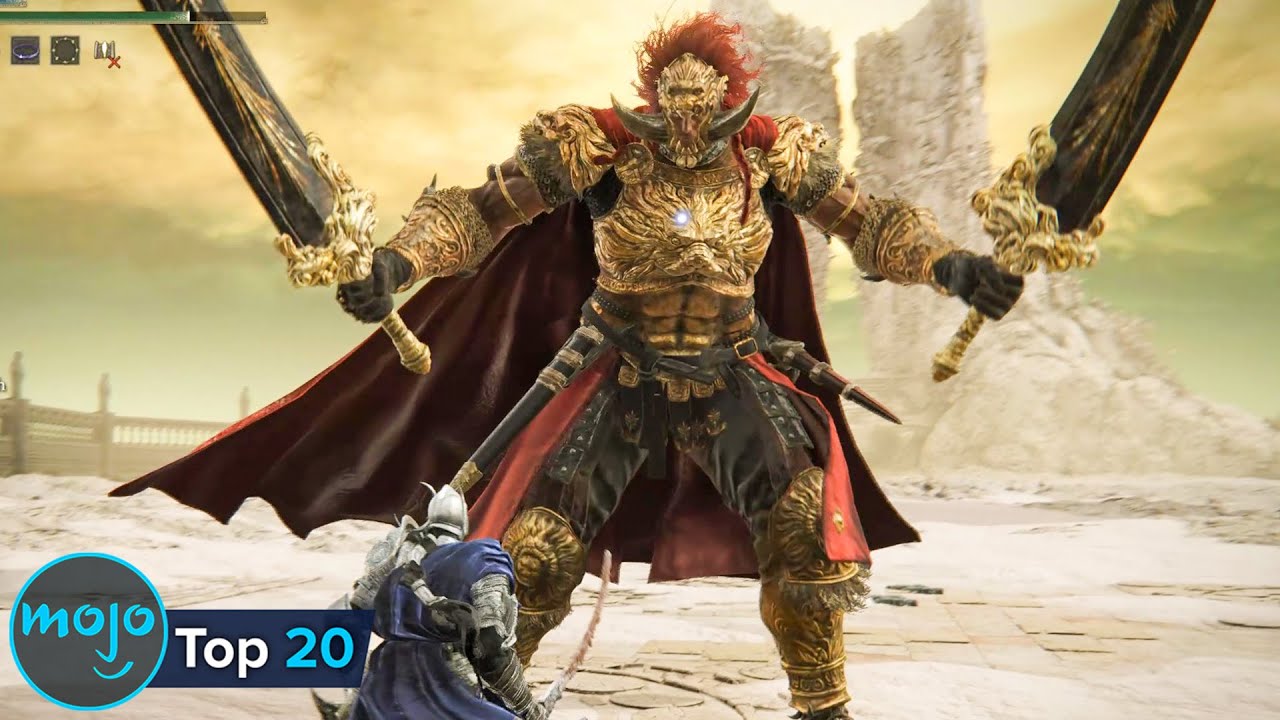 Top 20 BRUTALLY Hard Souls Game Bosses