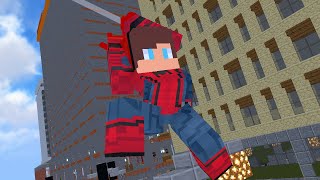 【Maizen】Spiderman JJ【Minecraft Parody Animation Mikey and JJ】