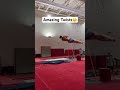 How many was that🤔👇 #twist #tumble #gymnastics #highlight #featured #comment #cool #best #shorts
