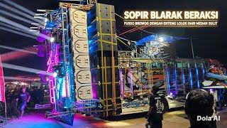 Brewog ngamok di garis start😱sopir blarak beraksi fusso langsung lolos dari Medan sulit 