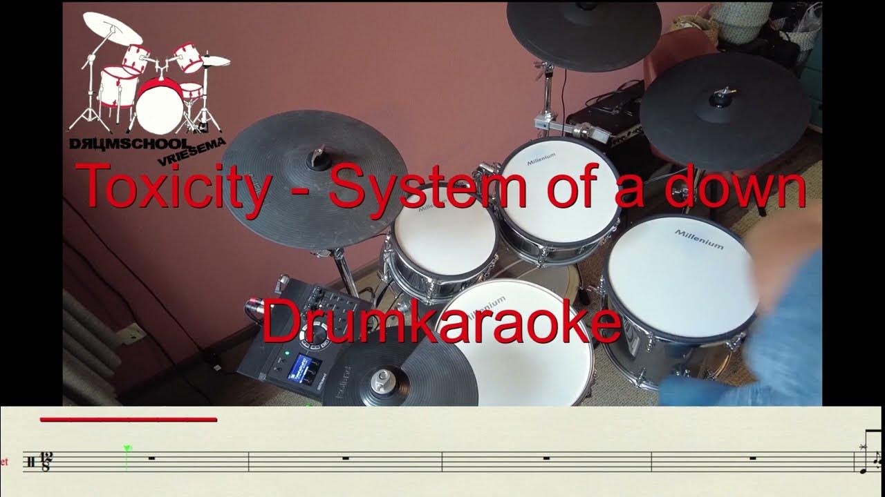 System Of A Down Toxicity Drum Karaoke, Drum Cover, Sheet Music, Lessons, Tutorial YouTube