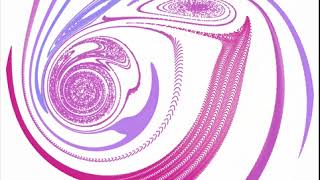 Chaotic advection in a blinking vortex flow