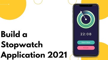 Build a Stop Watch with UI Animation in Android - Android Studio Animation Tutorial