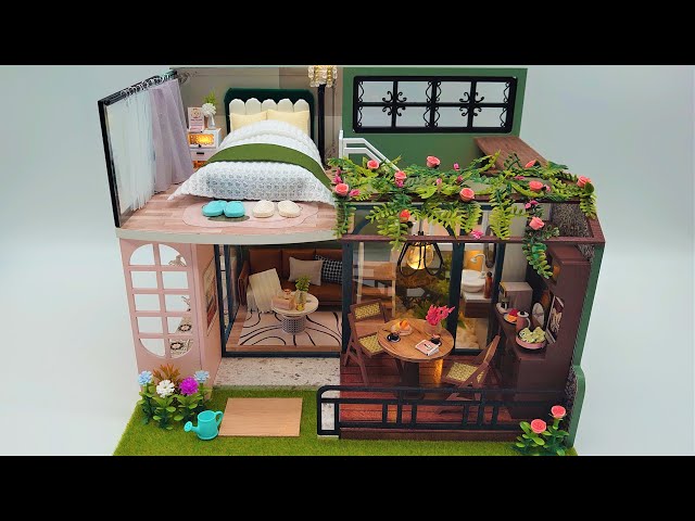 DIY Miniature Dollhouse kit「Half of the Garden」「ドールハウス ...