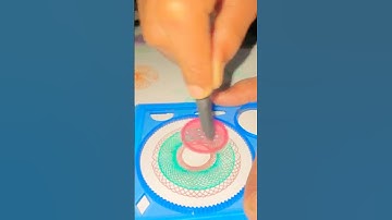 Fastest Spirograph Creation Ever! 60 Seconds! 🎯#spirometry #diy #spiroart #spirograph #craft #art