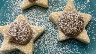 Christmas Stars With Walnut Balls Vianocne Hviezdicky S Orechovou Gulkou