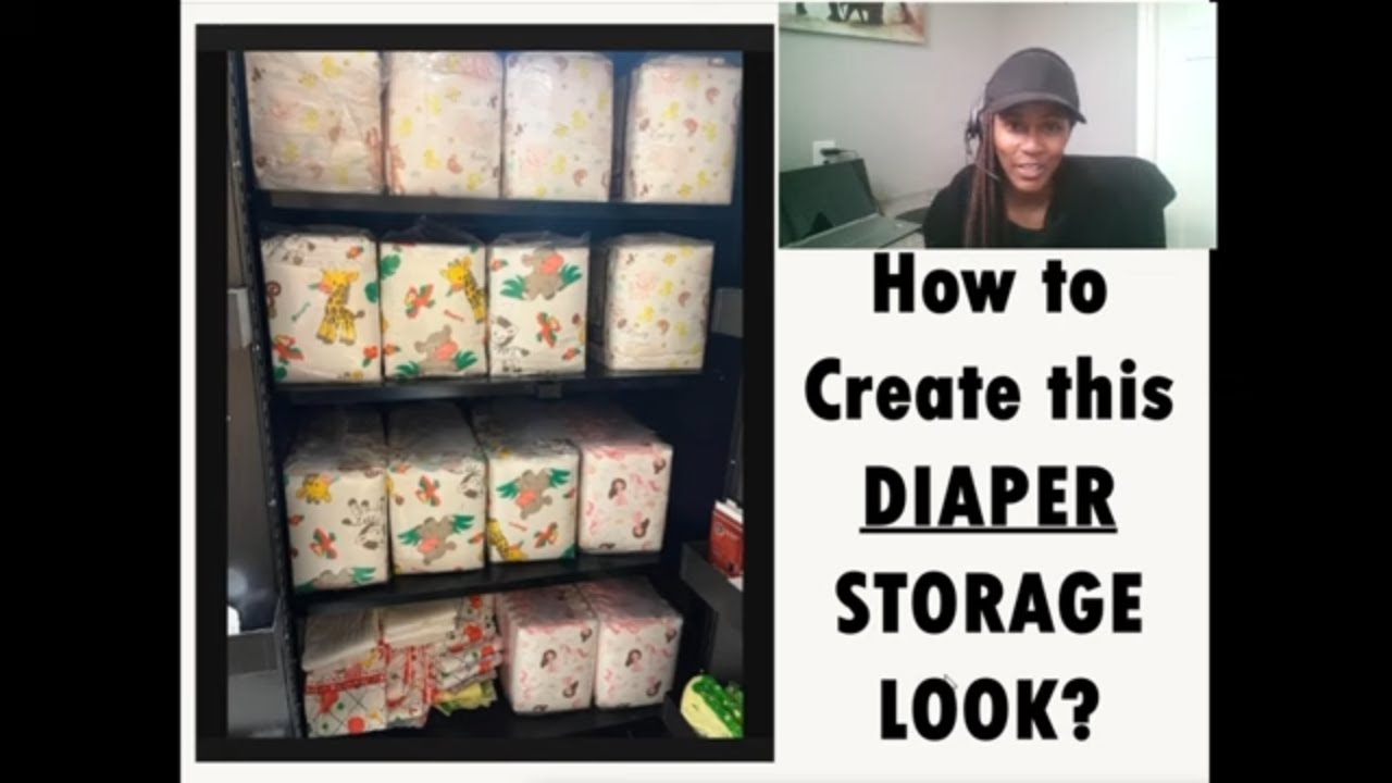 HOW TO STORE ADULT DIAPERS IN STYLE let's go BIG & FANCY? Discreet