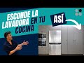 Como OCULTAR la LAVADORA en el diseño de tu COCINA Cocinas CJR