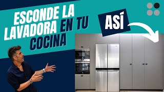 How to HIDE the WASHER in your KITCHEN design CJR by Cocinas CJR 3,554 views 2 months ago 3 minutes, 31 seconds