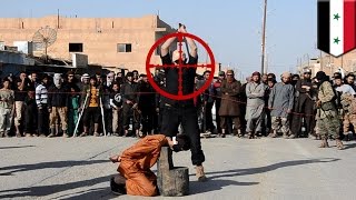 Snajper odstrzelił głowę bojownika ISIS, gdy ten uczył dżihadystów jak ścinać głowy screenshot 1