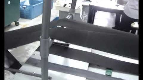 Waist band Fusing & folding in one time garment production.