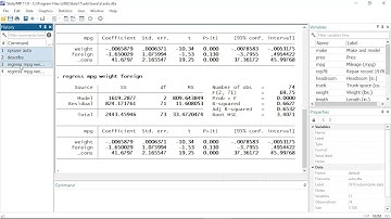 Tour of the Stata 17 interface