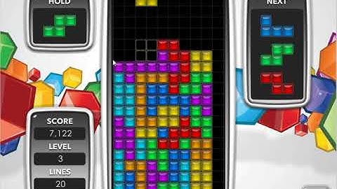 Tetris (Web) Line Clears 40 Lines Custom Tuning Mouse 58s
