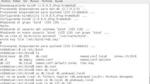 CONFIGURARACIÓN DE UN SERVIDOR DNS EN DEBIAN LINUX