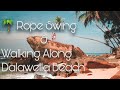 Palm Tree Rope Swing &amp; Walking Along Dalawella Beach Paradise