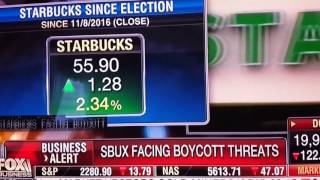 Boycott Starbucks  "stick to selling coffee"
