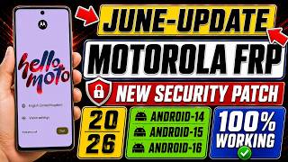 New Motorola FRP Bypass Method 2026 | Android 15-16 | All Moto Devices | 100% Work | New Trick