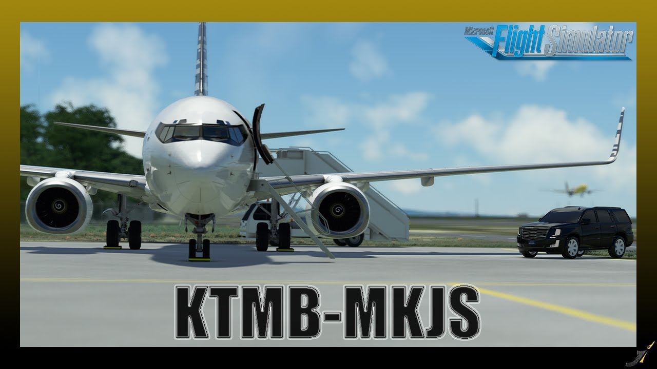 Caribbean week! MSFS 2020 | Miami to Montego Bay Jamaica | PMDG Boeing ...