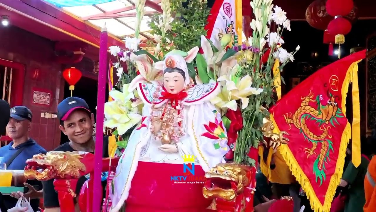 PATUNG PATUNG INILAH YANG DI ARAK CAP GO MEH Tompekong klenteng vihara dharma Rahayu Indramayu 2025