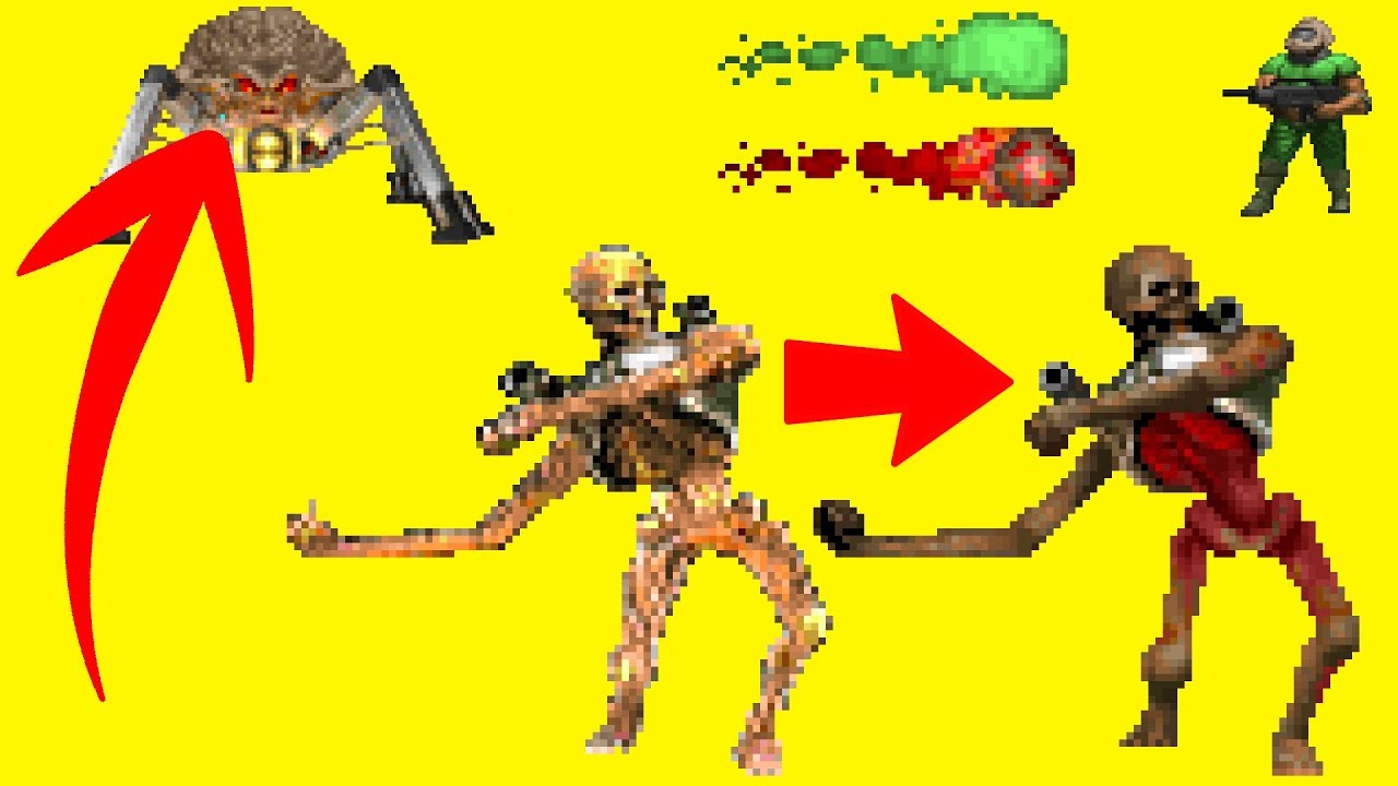 original doom sprites