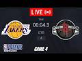 NBA LIVE! Los Angeles Lakers vs Houston Rockets | April 27, 2026 | Game 4 NBA Playoffs Live