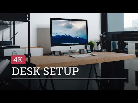 Minimal Desk Setup Tour Apple Imac 27 Youtube