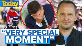 Karl speechless as Verry Elleegant's trainer tears up over Melbourne Cup win | Today Show Australia