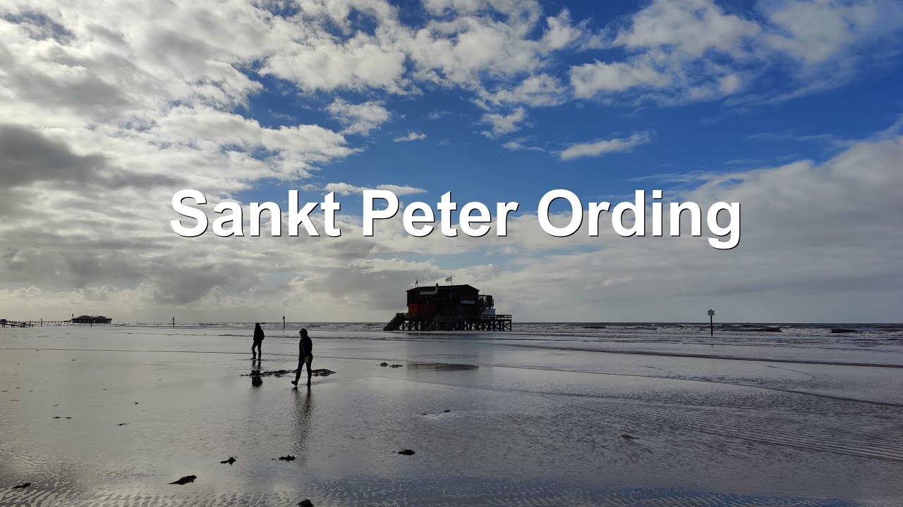 St. Peter-Ording im Herbst! Mit Wohnmobil am Sandstrand stehen: Sonne, Wind und Meer genießen!