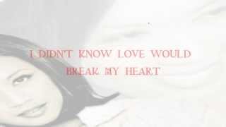 Watch Jocelyn Enriquez I Didnt Know Love Would Break My Heart video
