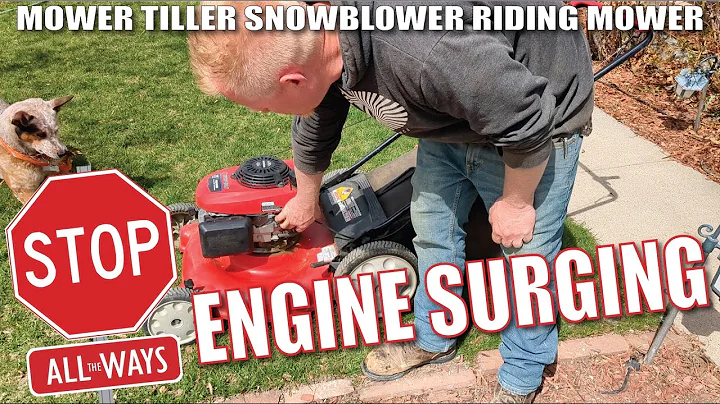 FIX Engine Surging on any small engine QUICKLY