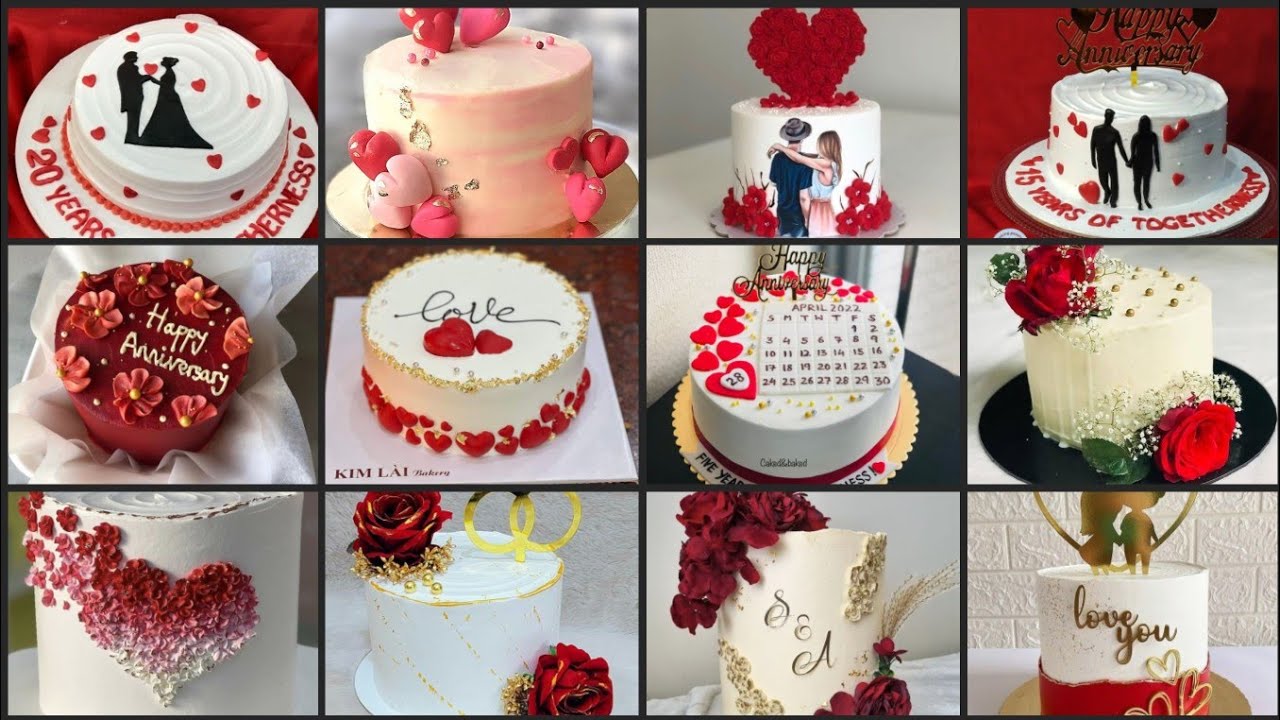 Happy Wedding Anniversary Cake Decorating ideas || Best Anniversary ...