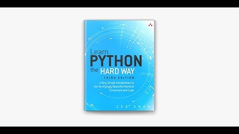 Learning Python the Hard Way - Day 1
