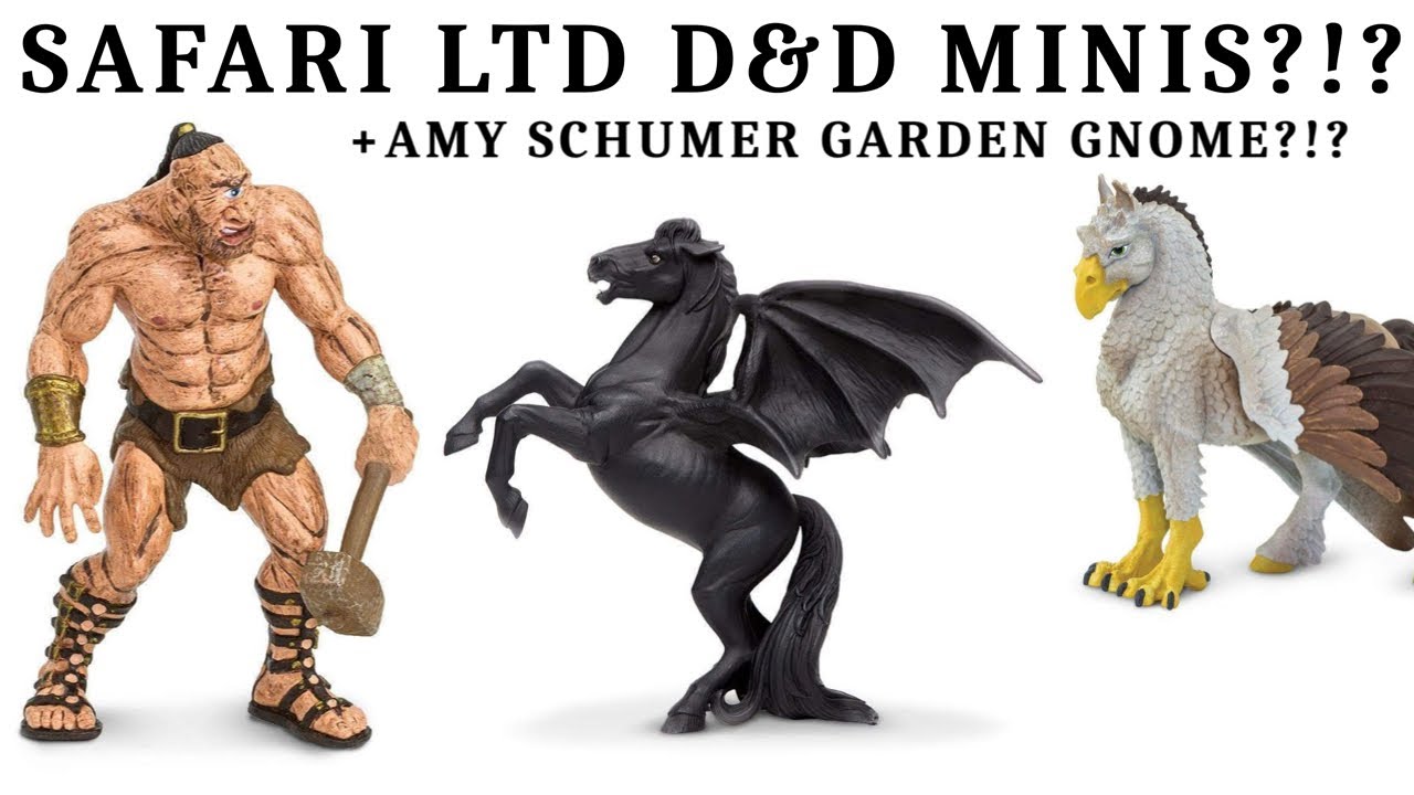 Safari LTD Figures for D&D or FROSTGRAVE?!?! + Amy Schumer Garden Gnome Reveal