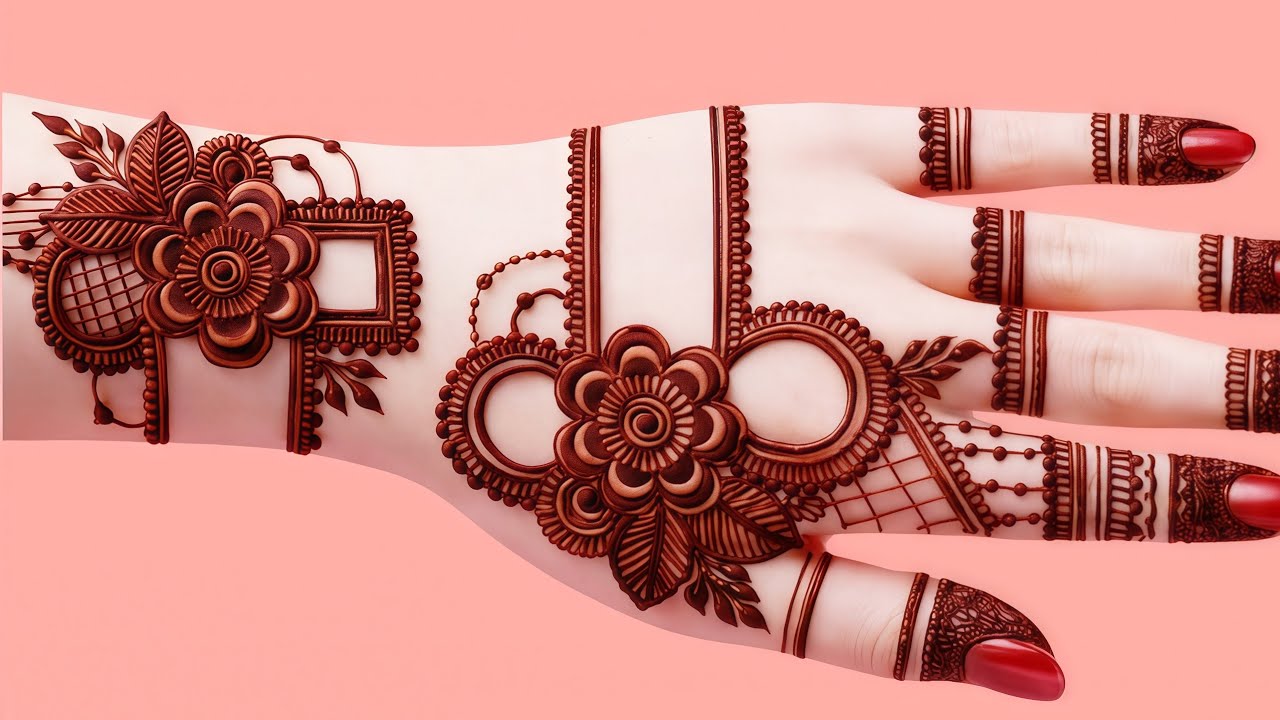 Easy & Stylish Mehndi Design | Latest Eid Mehndi | Simple Henna Design for Hands