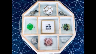 Trashed Tabletop Makeover Goes from Garbage to Geometric Gem