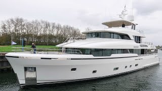 Moonen Yachts' Kokoro having a first day of sea trials