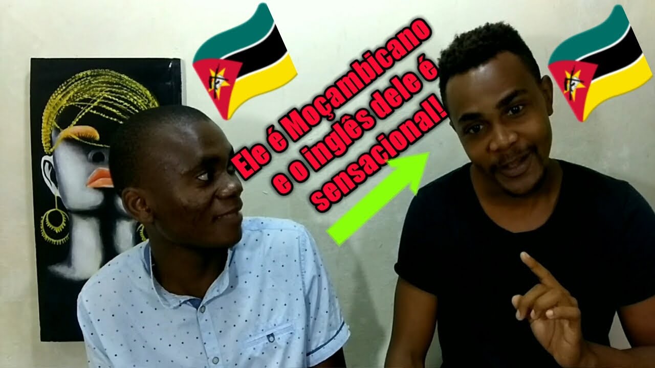 Ele é Moçambicano 🇲🇿 e o inglês dele SENSACIONAL!
