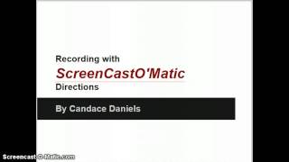 ScreenCastOMatic Example