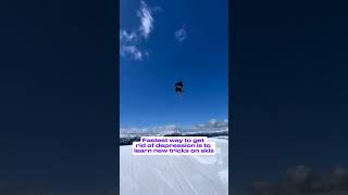 Ski tricks #ski #snow #snowboarding #snowboard #skiing #youtubeshorts #ytshorts #shorts #fyp #fypシ