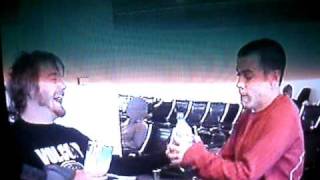 Ryan Dunn Pores Water On Sleep-O {Behind The Scenes Jackass}