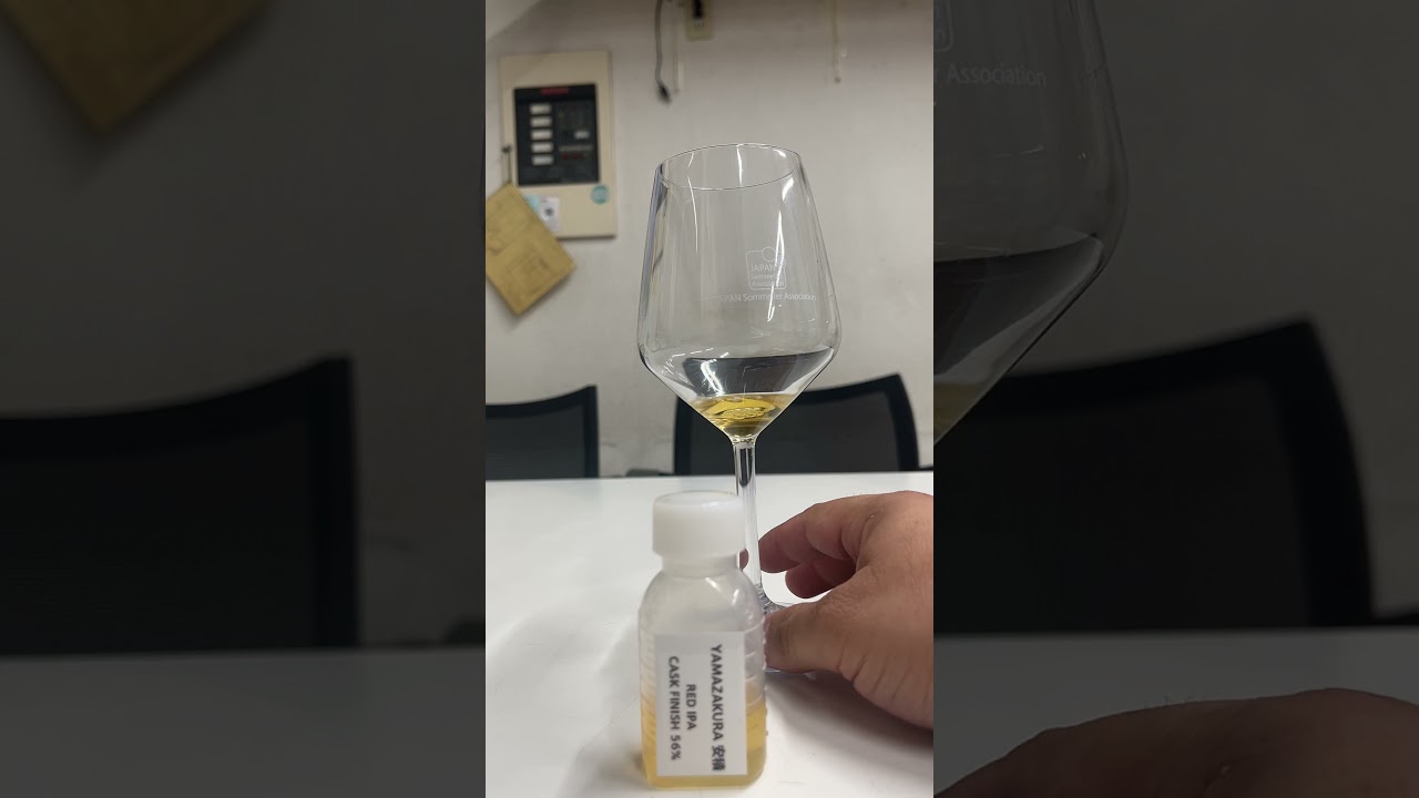 YAMAZAKURA安積RED IPA CASK FINISHの試飲動画 #whisky #ウイスキー