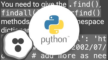 Parsing XML with namespace in Python via 