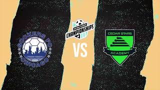 Cedar Stars Academy Monmouth (0) vs Sockers FC (1) National Academy Championships 2026 U16 - Game 4