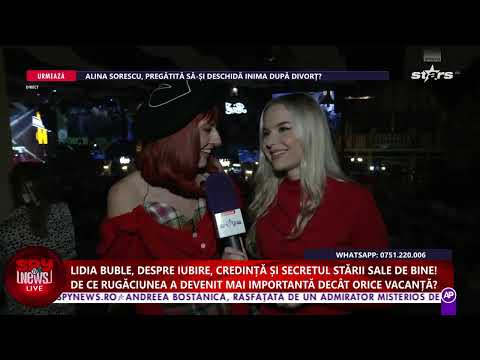 Lidia Buble, despre iubire și secretul stării de bine | Spynews TV | Antena Stars
