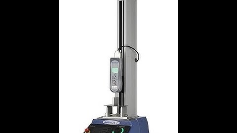 Mecmesin MultiTest dV Test Stand with VectorPro Lite Software - Video by Mecmesin