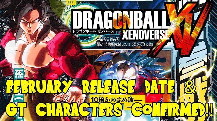 Dragon Ball Xenoverse: Release Date & GT Characters Confirmed (Super Saiyan 4 Goku & Vegito Screens)