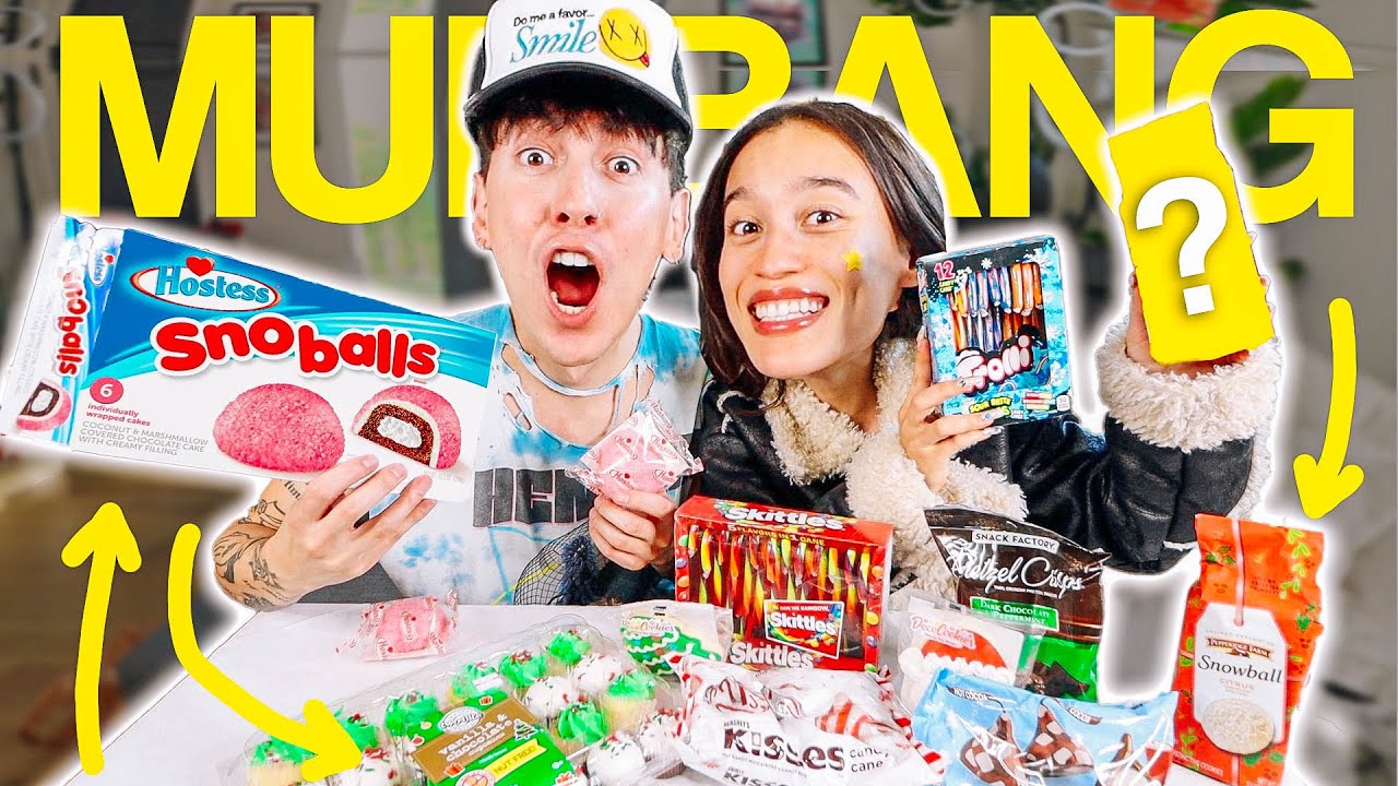 HOLIDAY SNACK MUKBANG with NEZZA!! - Vlogmas Day 5