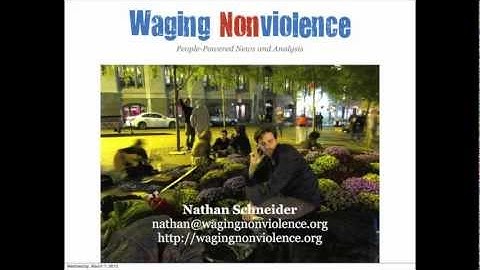 Nathan Schneider - Did the planners of Occupy Wall Street really have a plan?